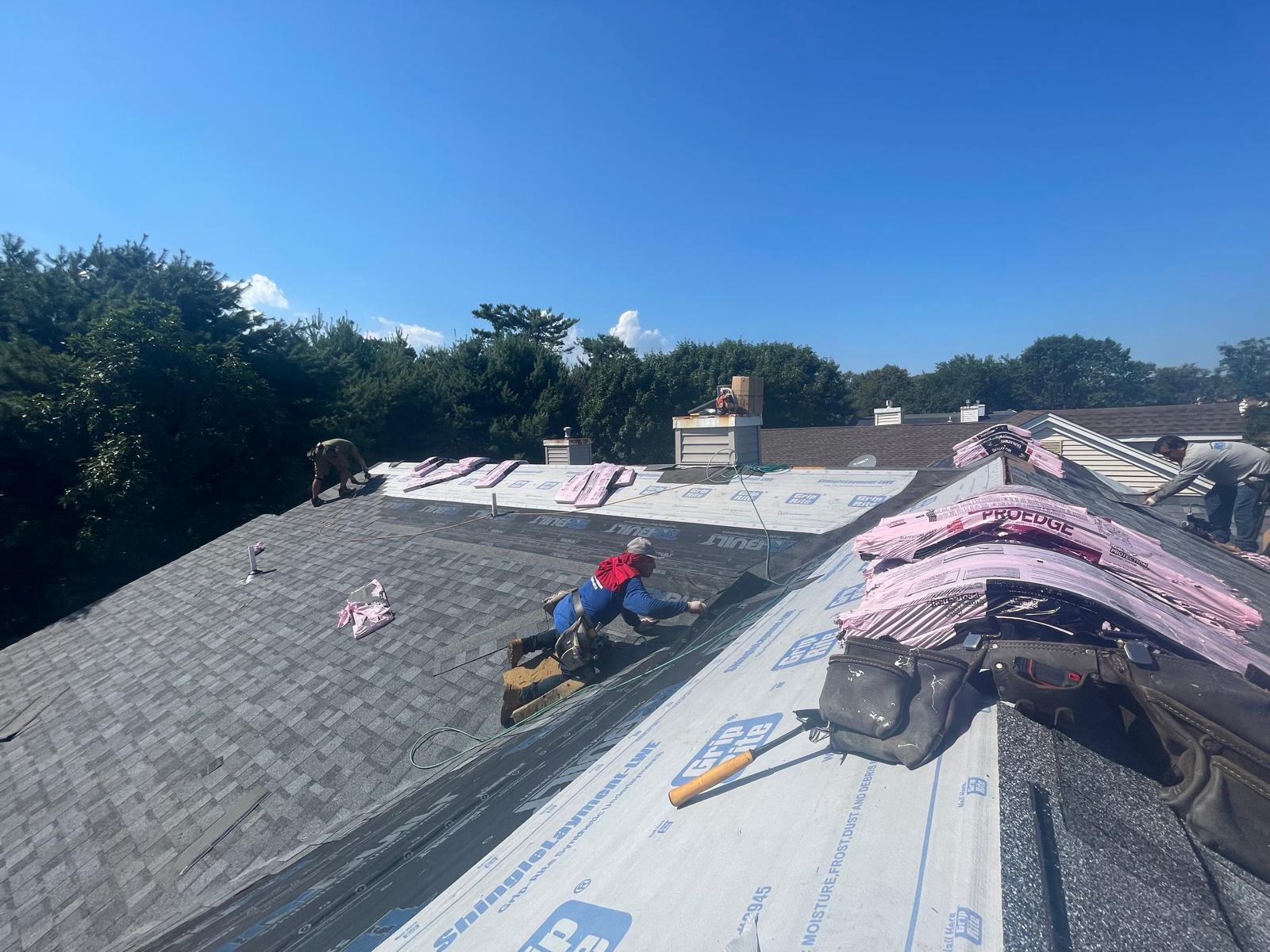 Professional roof replacement